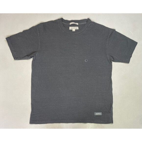Aeropostale Blank Oversize T-shirt Men Small Gray Short Sleeve - Picture 1 of 5